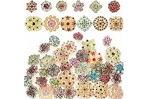 Brooches Jewelry Set of 36