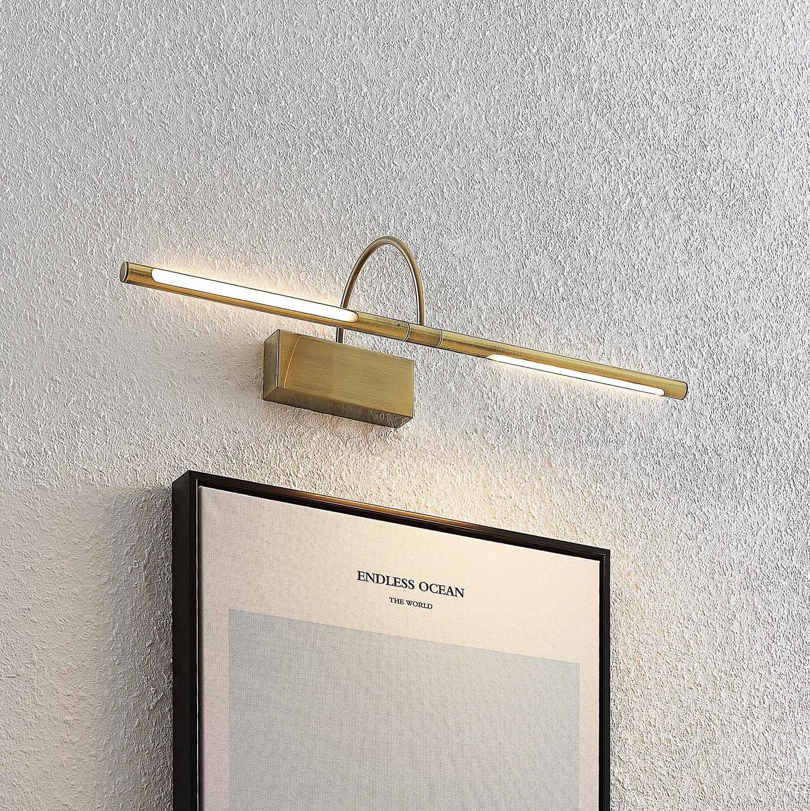 Lucande LED Lámpara de pared Fehmke en Bronce hecho Aluminio e.o. para Salón & Comedor (2 llamas, lámpara cuadros, aplique
