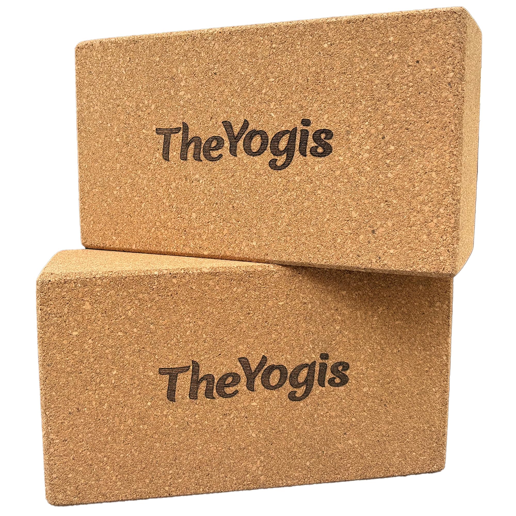 The Yogis Cork Yoga Block Premium High Density Non-Slip Exercise Yoga Bricks | Set of -2 | 9" x 5" x 3" (B092TLVJBK) Amazon Price History, Amazon Price Tracker