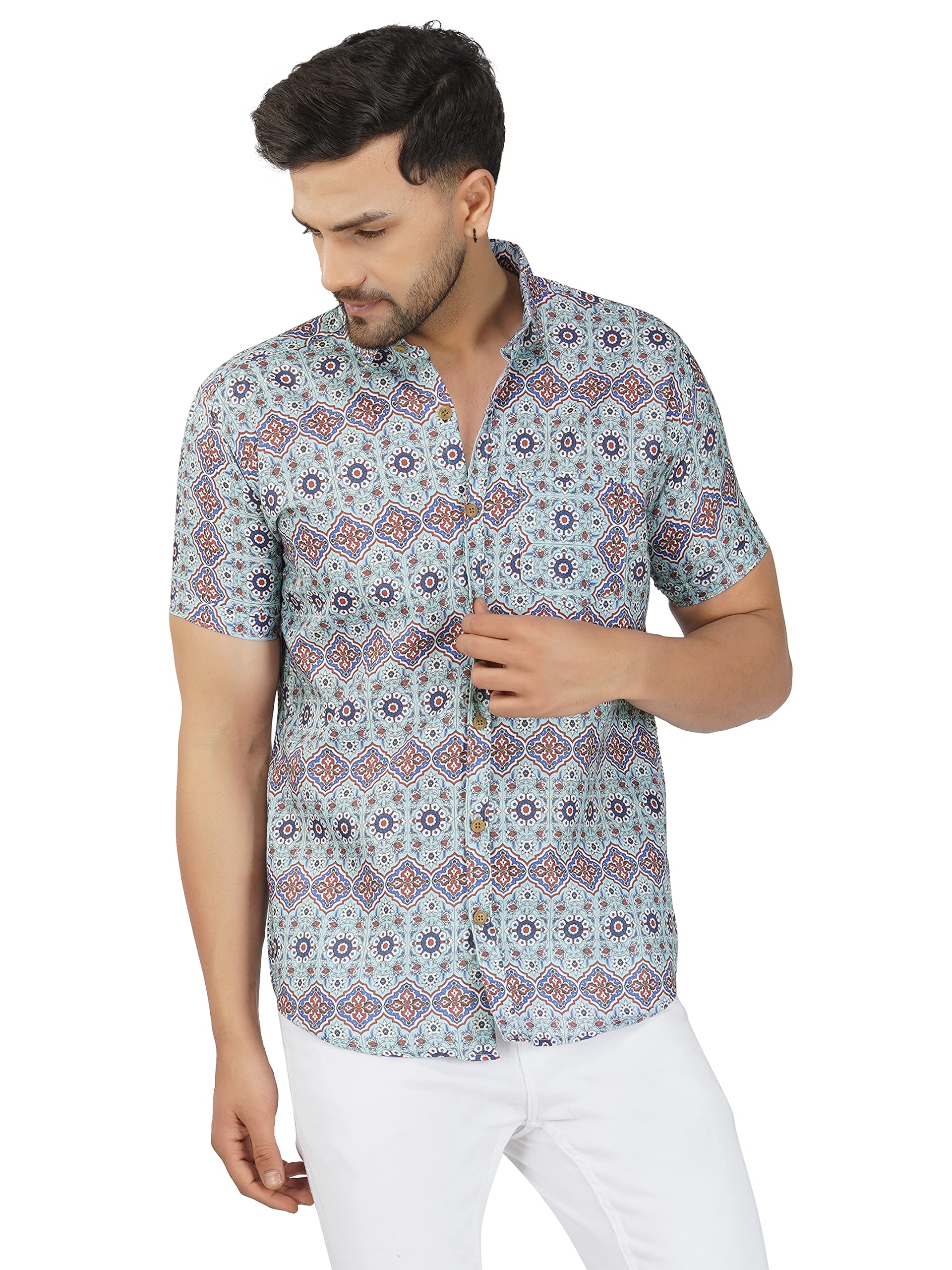 BASE 41Men's Printed Shirt