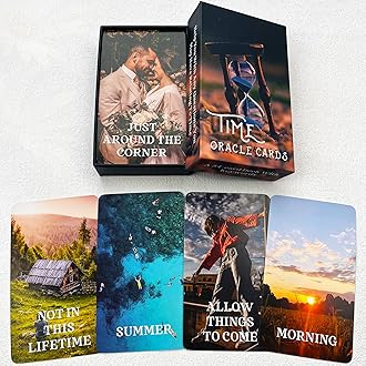 Sacred Time Oracle Deck, Divine Timing Oracle Cards, Oracle Cards for Beginners, Spiritual Guidance for Mindfulness, Journaling, Meditation & Divination, Answer All Your Timing Related Questions