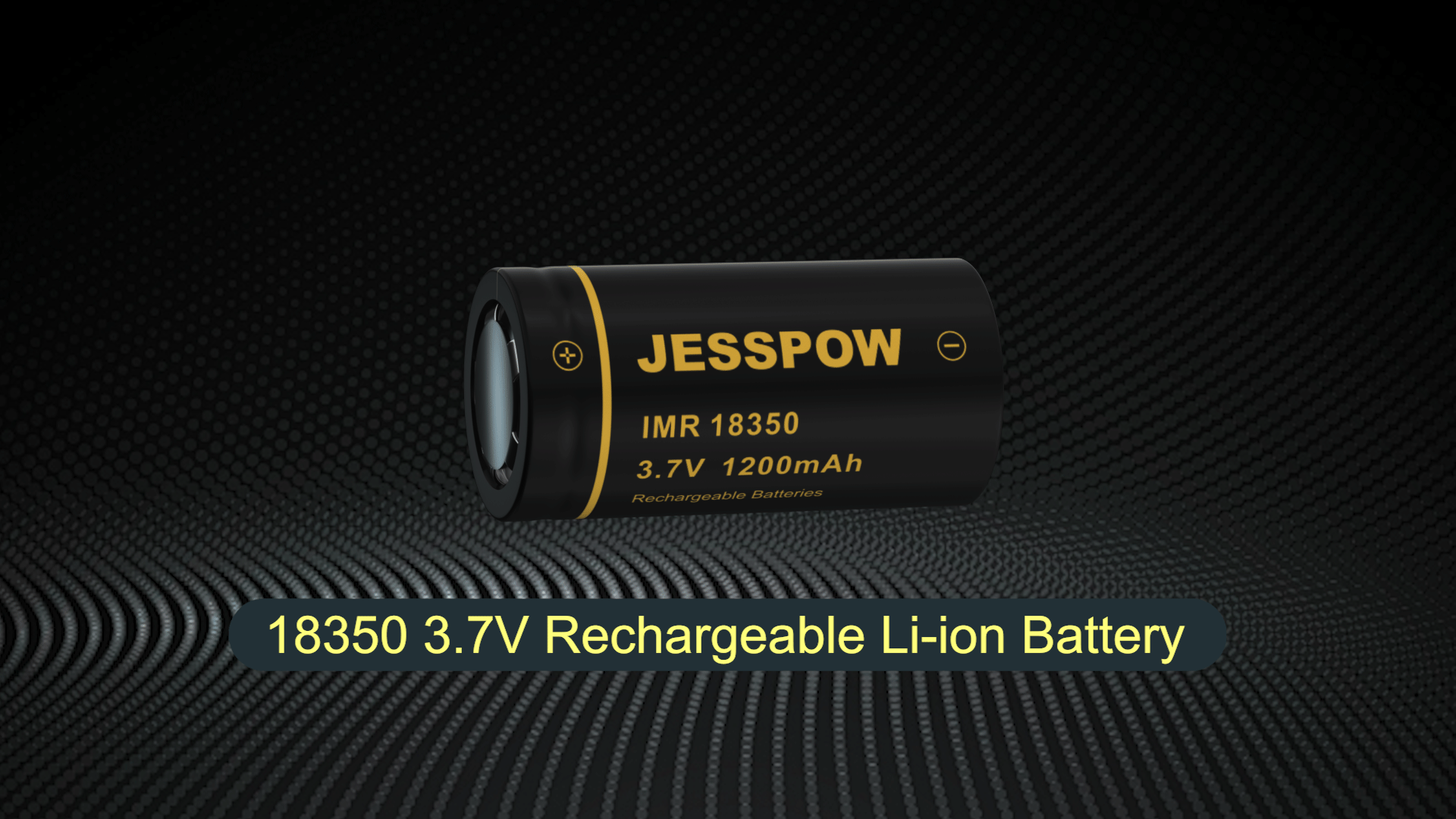 Amazon.com: JESSPOW 18350 3.7V Rechargeable Battery 1200mAh Flat
