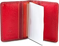 Vista 3 de VISCONTI RB44 Cancum - Tarjetero de cuero suave, multicolor, color lima, azul, verde, rosa, rojo, Moderno