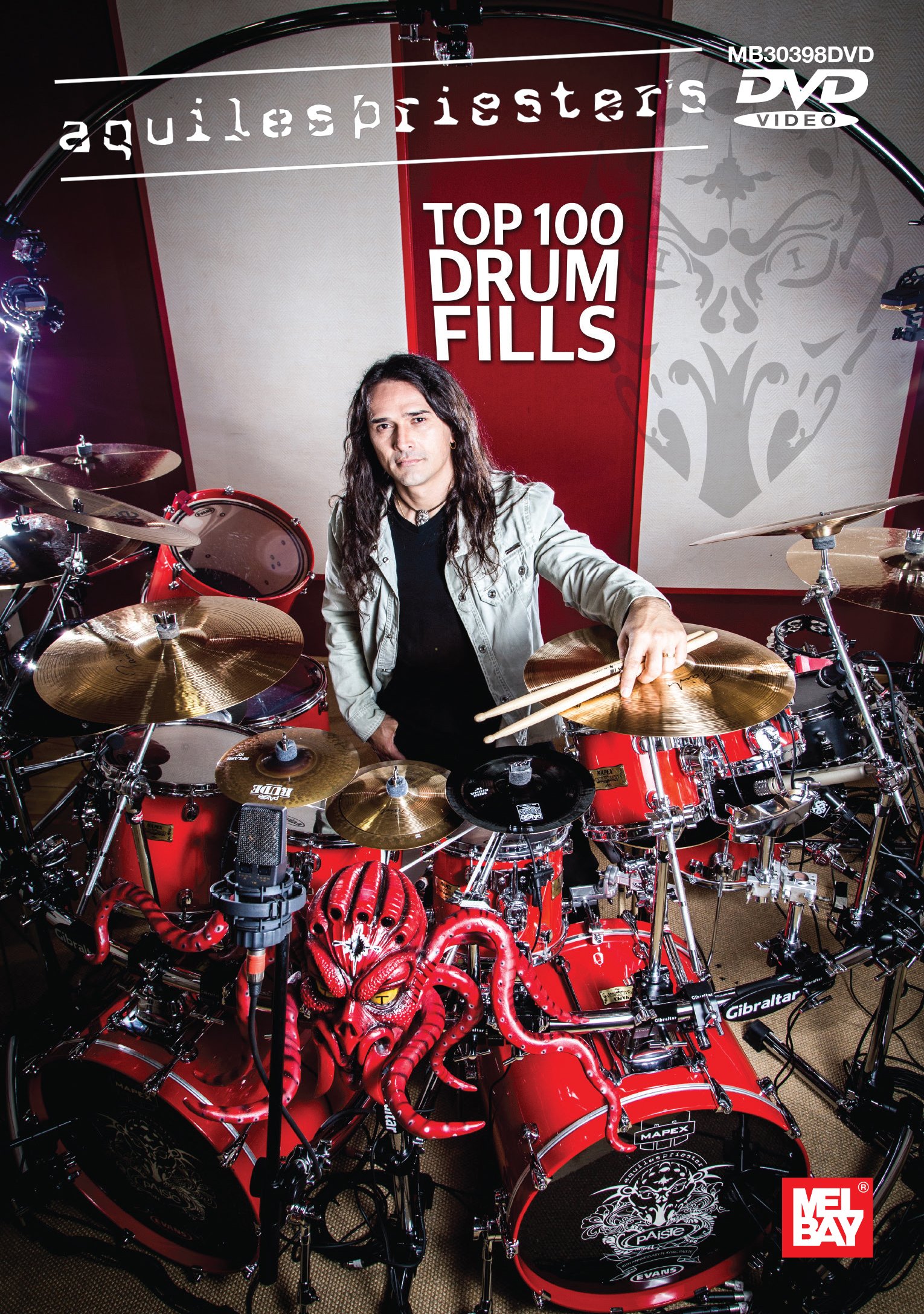 ミュージック aquilespriester TOP 100 DRUM FILLS DVD AQUILES PRIESTER - TOP 100 DRUM FILLS - DVD na Freenote ミュージック