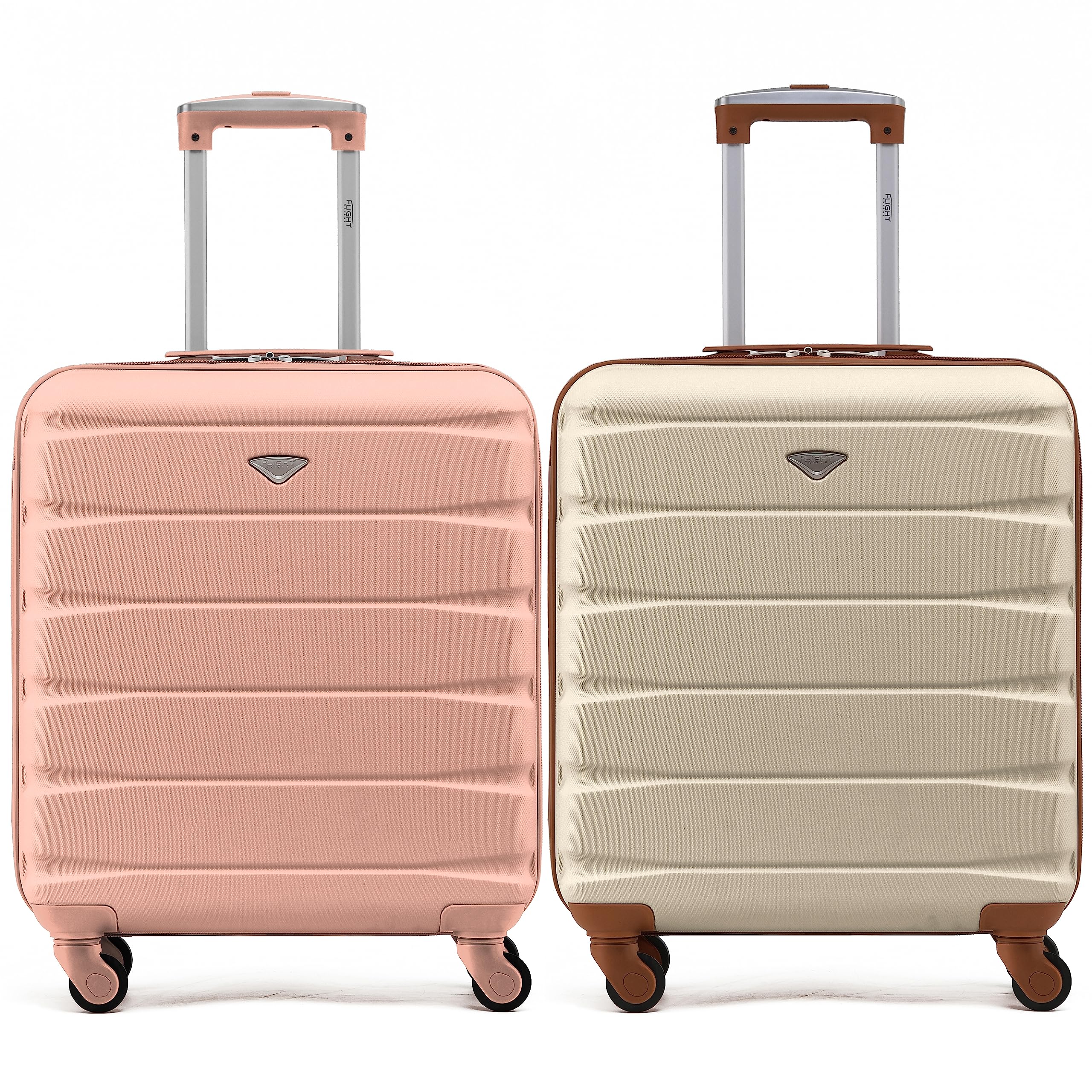 Flight Knight Suitcase Set of 2 Lightweight 4 Wheel ABS Hard Case Cabin Carry On Hand Luggage Approved for Over 100 Airlines Including easyJet, British Airways, Ryanair & Many More 55x35x20cm — view 28