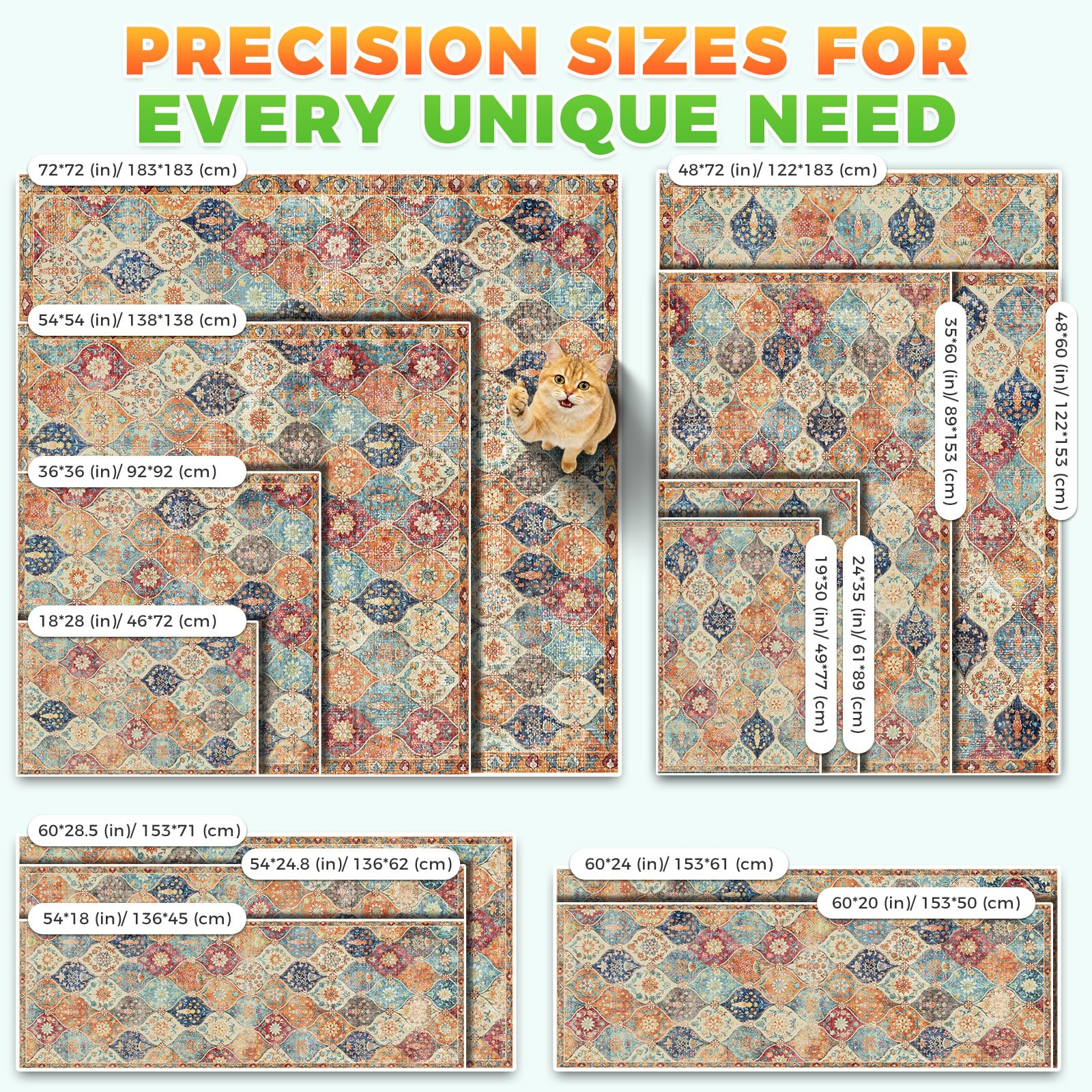 Hompet Lot de 2 tapis hygiéniques réutilisables pour chiens, antidérapants et lavables pour le sol, 89 x 152 cm, crème