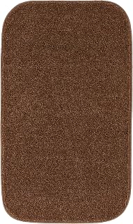 Garland Rug Sedona Bath Rug, Extra Soft Absorbent Plush Bath Rugs, Non-Slip, Quick Drying, Machine Washable, Plush Comfort for Bathroom Floor, Tub and Shower, 21" x 34", Cinnamon Brown
