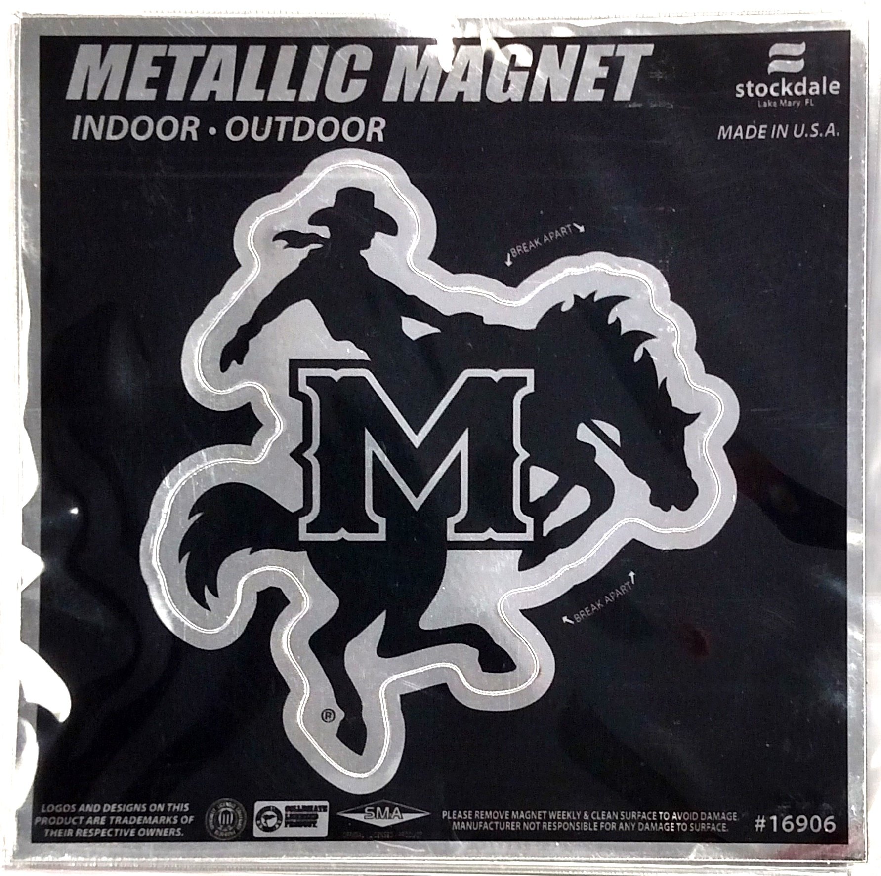 Aimants métalliques Mcneese State University, magnets de collection Wincraft