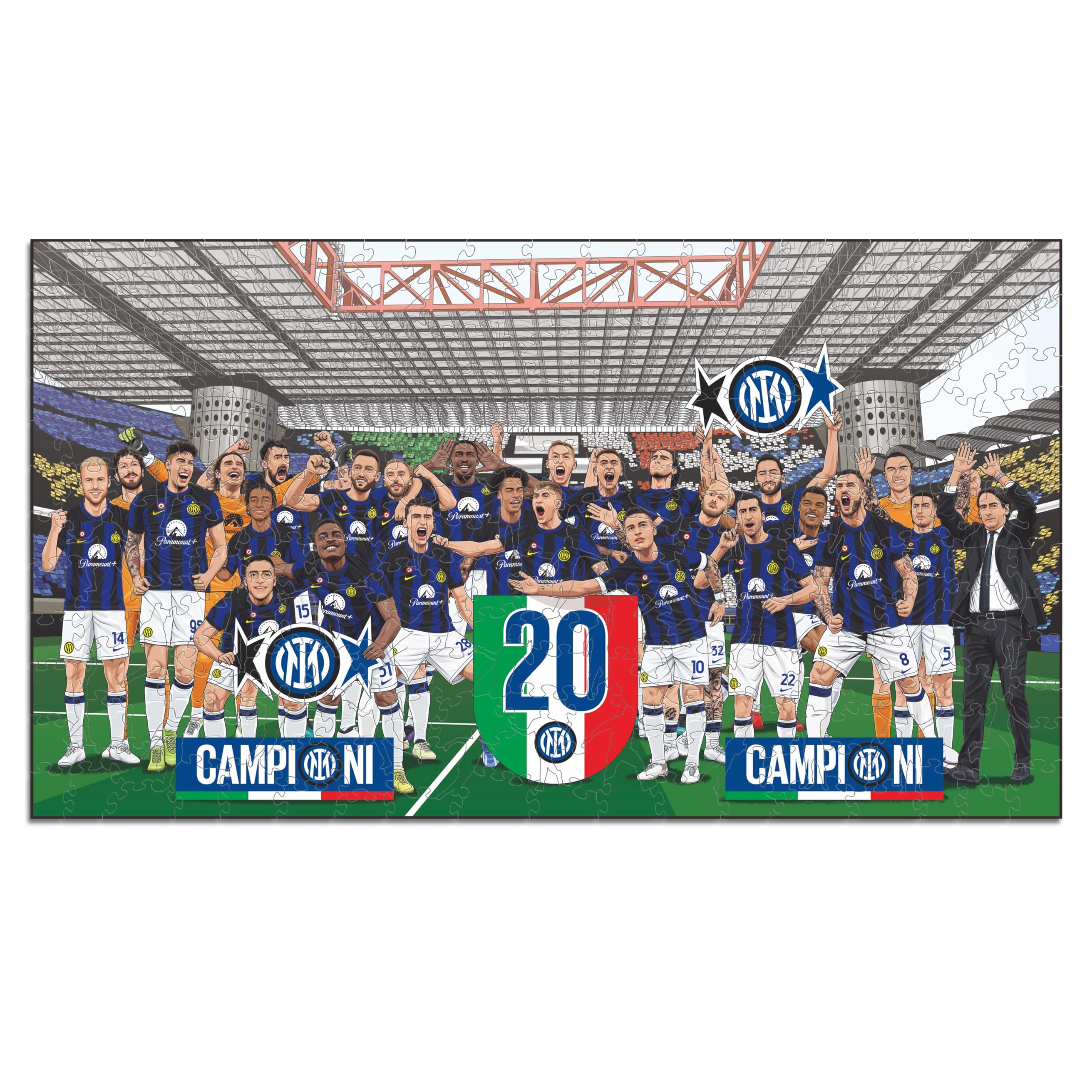Iconic Puzzles - Oficjalnie licencjonowana drewniana łamigłówka 20., w 100% zrównoważona, prezent dla dorosłych i dzieci, rozmiar L, 500 sztuk