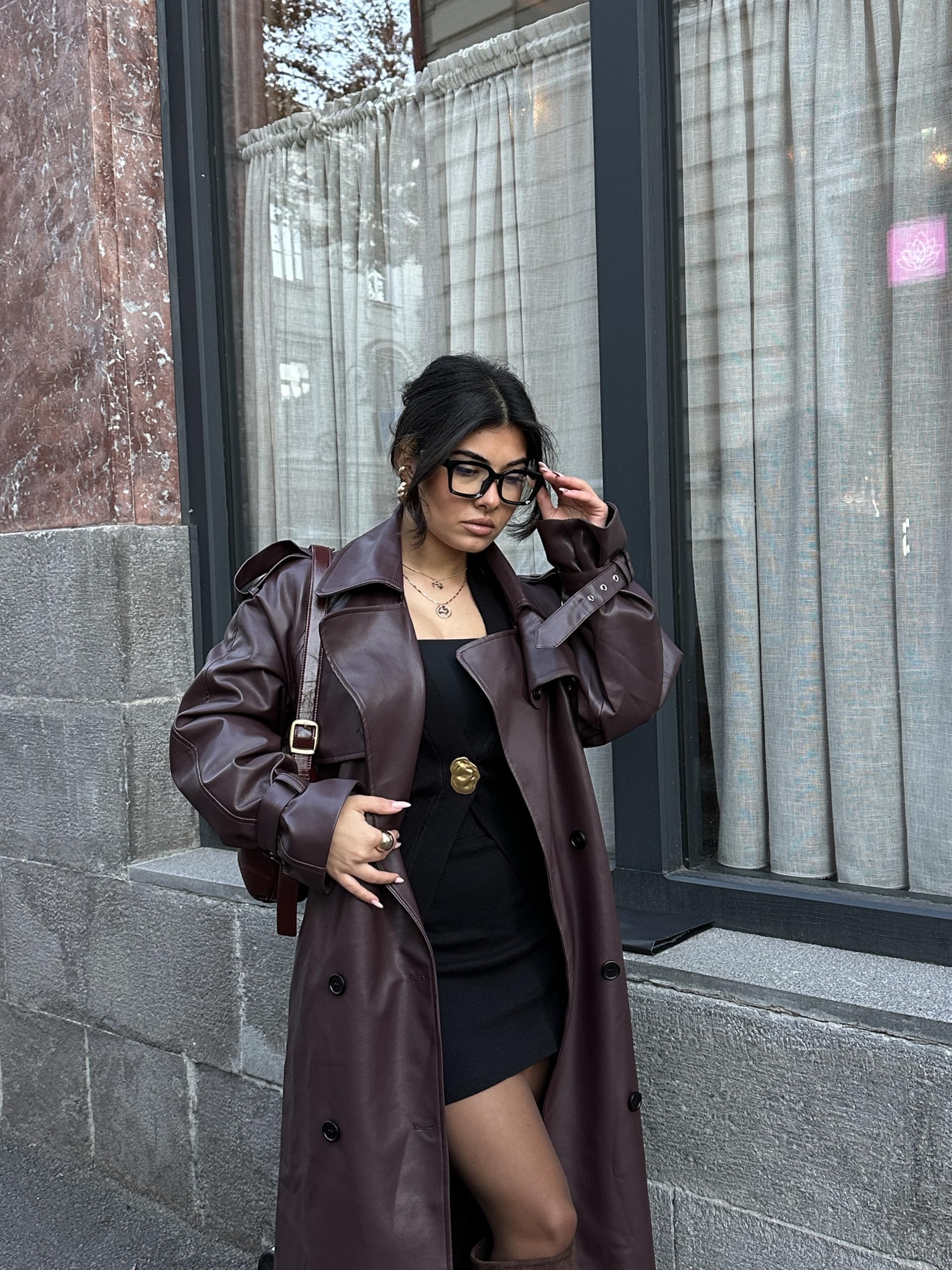 Blaulicht-blockierende Brille mit Anticomputer-Blendung, für Gaming und Lesen, für Damen und Herren, schwarz, Large