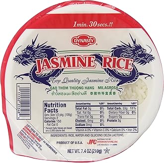 Dynasty Jasmine Cooked Rice, 7.40 Ounce