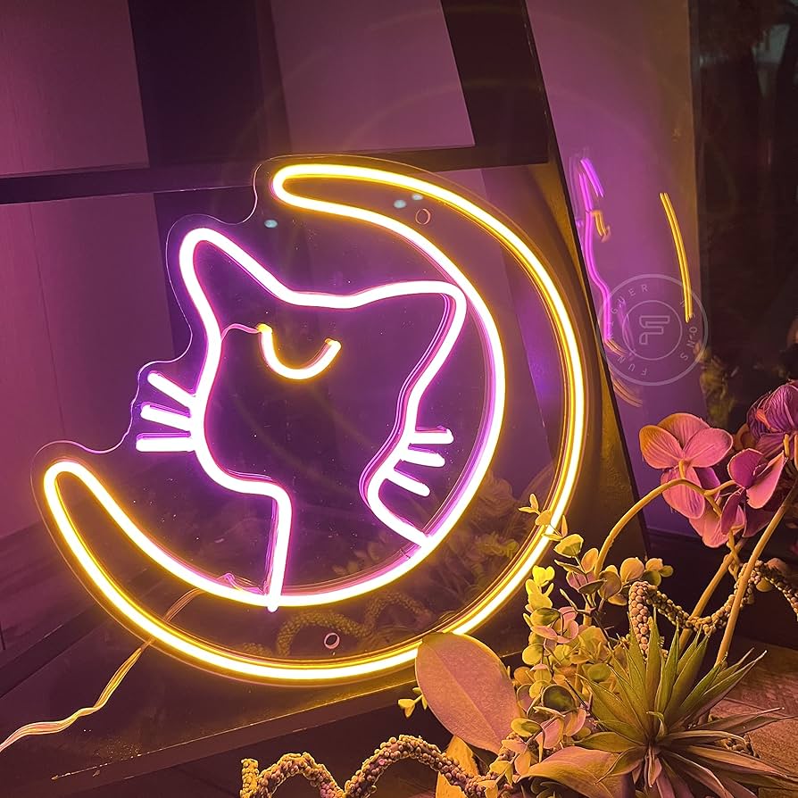 美品 セーラームーン LEDネオンサイン Amazon.co.jp: FUNERIGUER セーラームーン ルナ ネオンサイン 調光機能