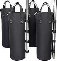 Nadrocene Zipper Top Sand Bags for Canopy Legs - 120LBS Capacity Set of 4, Drop-Tested Durable Weights for Pop Up Tents & Gazebos