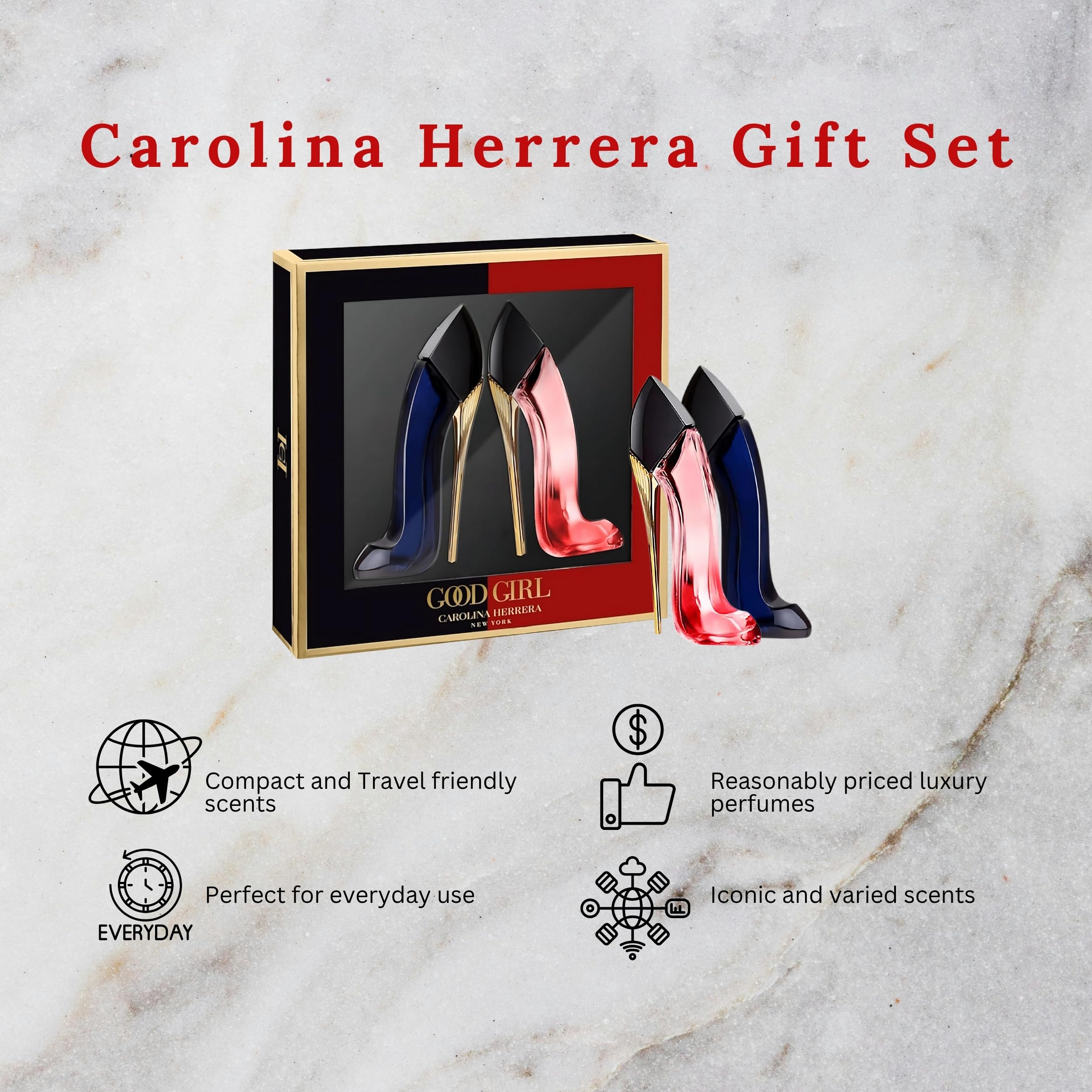 Amazon.com : Carolina Herrera Mini Good Girl & Very Good Girl Gift