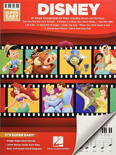 Disney - Super Easy Songbook Paperback – February 1, 2017