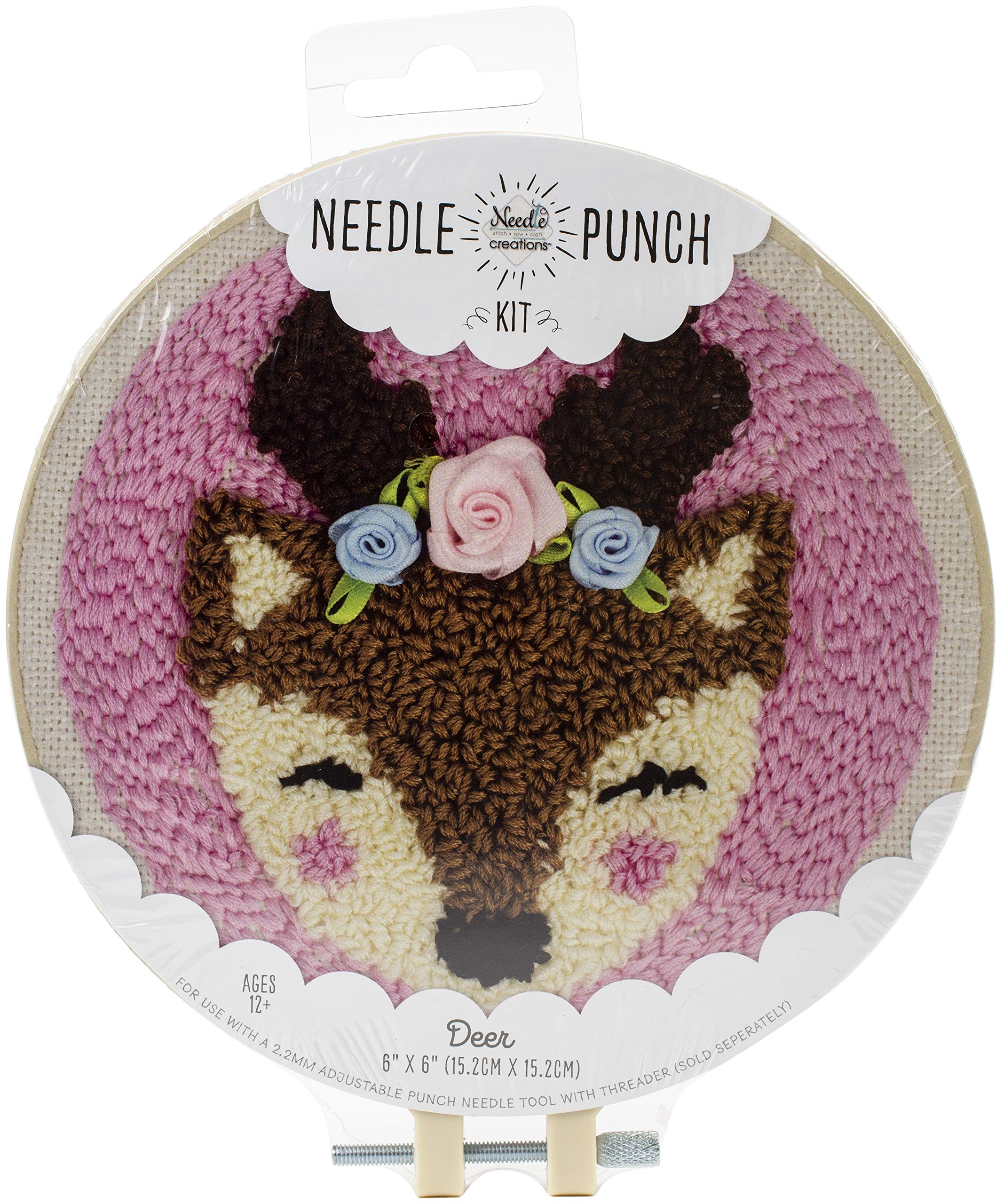 FABRIC EDITIONS NC-PNND-Deer Punch Needle KIT