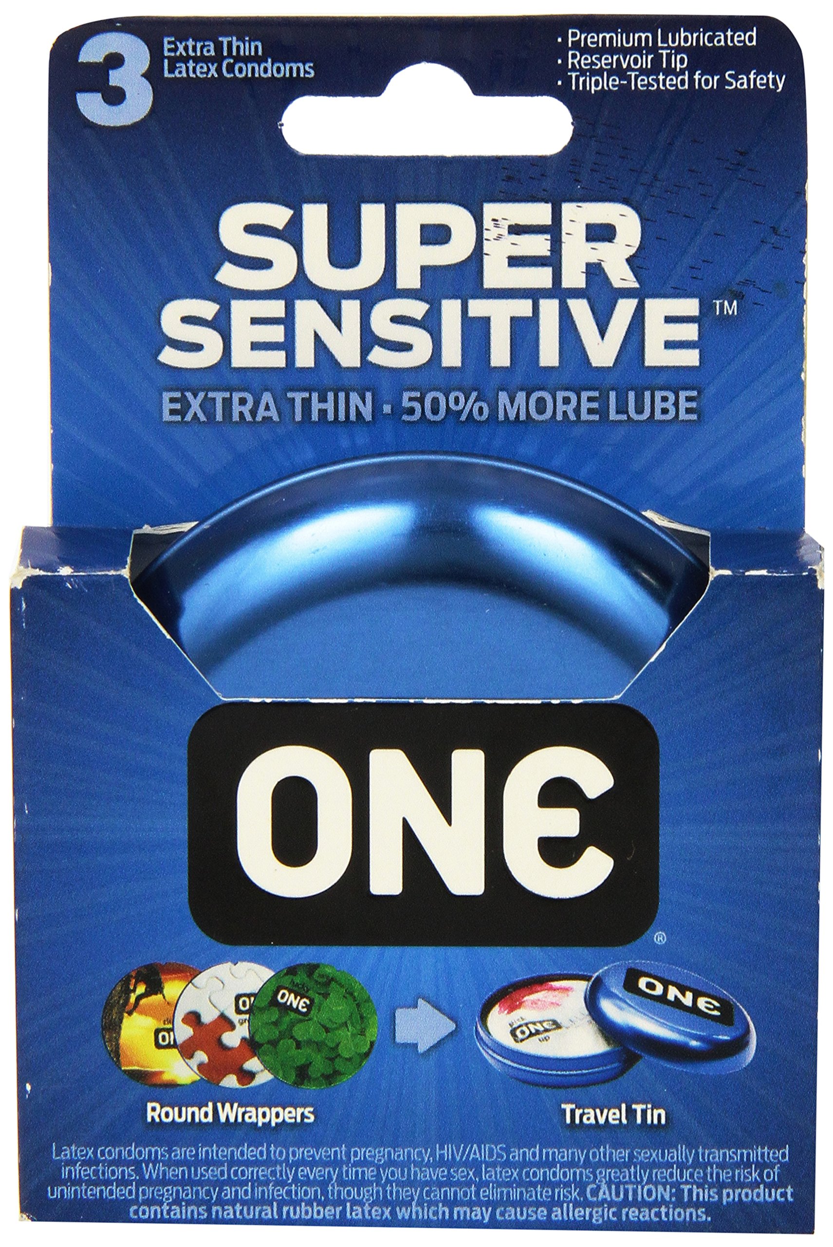 One Condoms One Super Sensitive, 3 Count