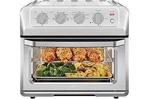 Chefman Air Fryer Toaster Oven Combo, 20 Qt, Stainless