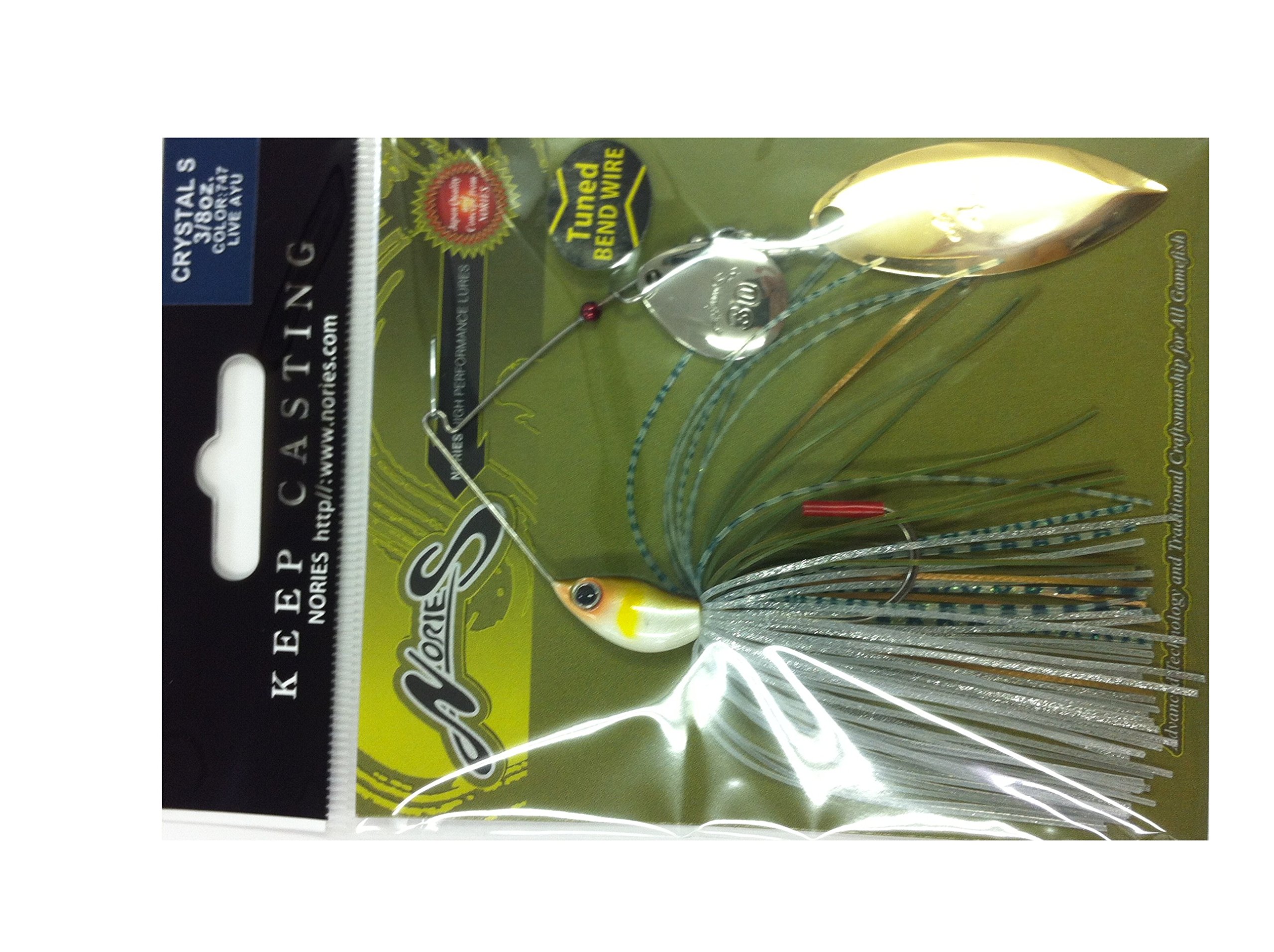 Amazon.co.jp: ノリーズ(NORIES) スピナーベイト クリスタルS 3/8oz