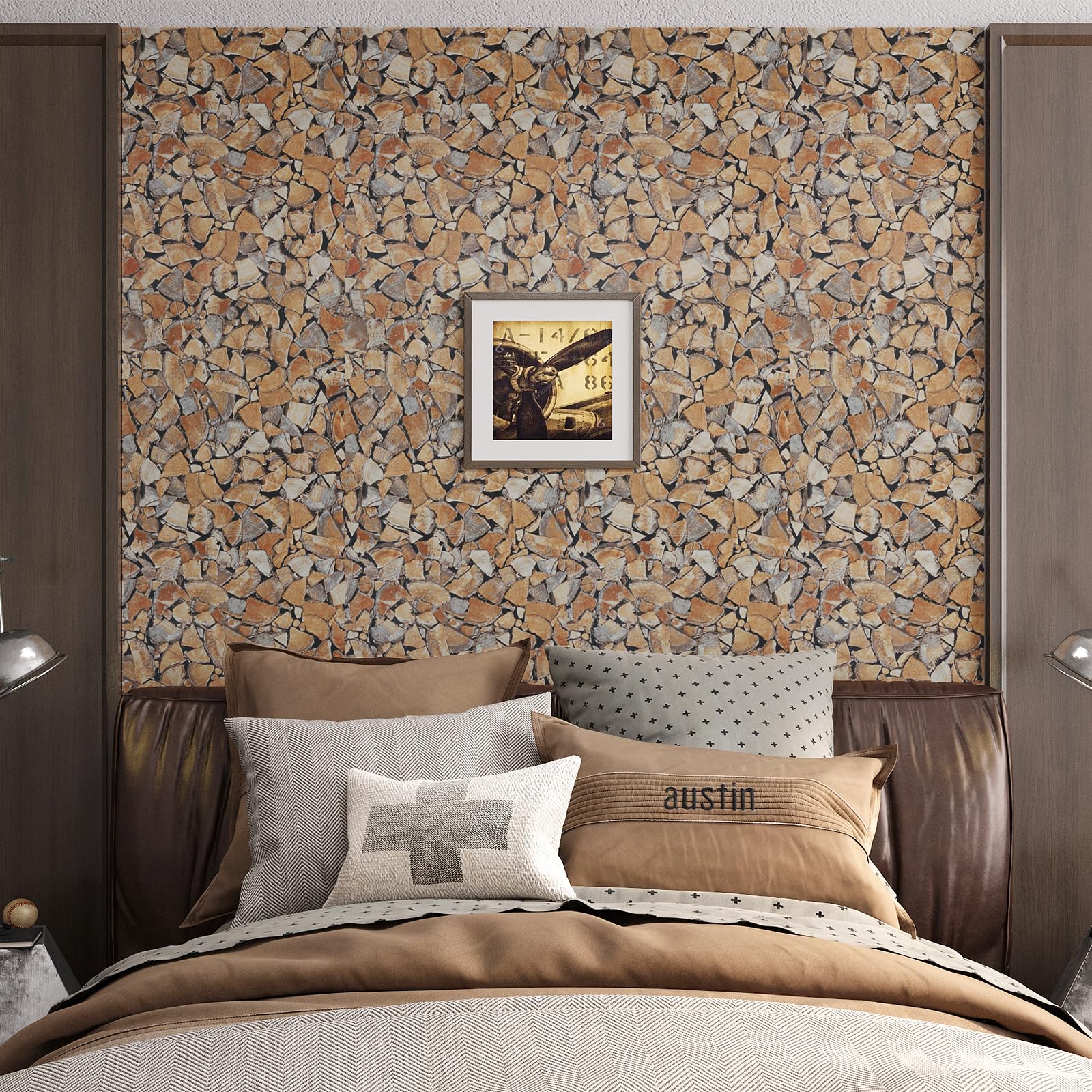 Carta Da Parati Adesiva Effetto Legno Vintage - 40x200cm, Pellicola Autoadesiva Per Pareti E Mobili - Foto 6