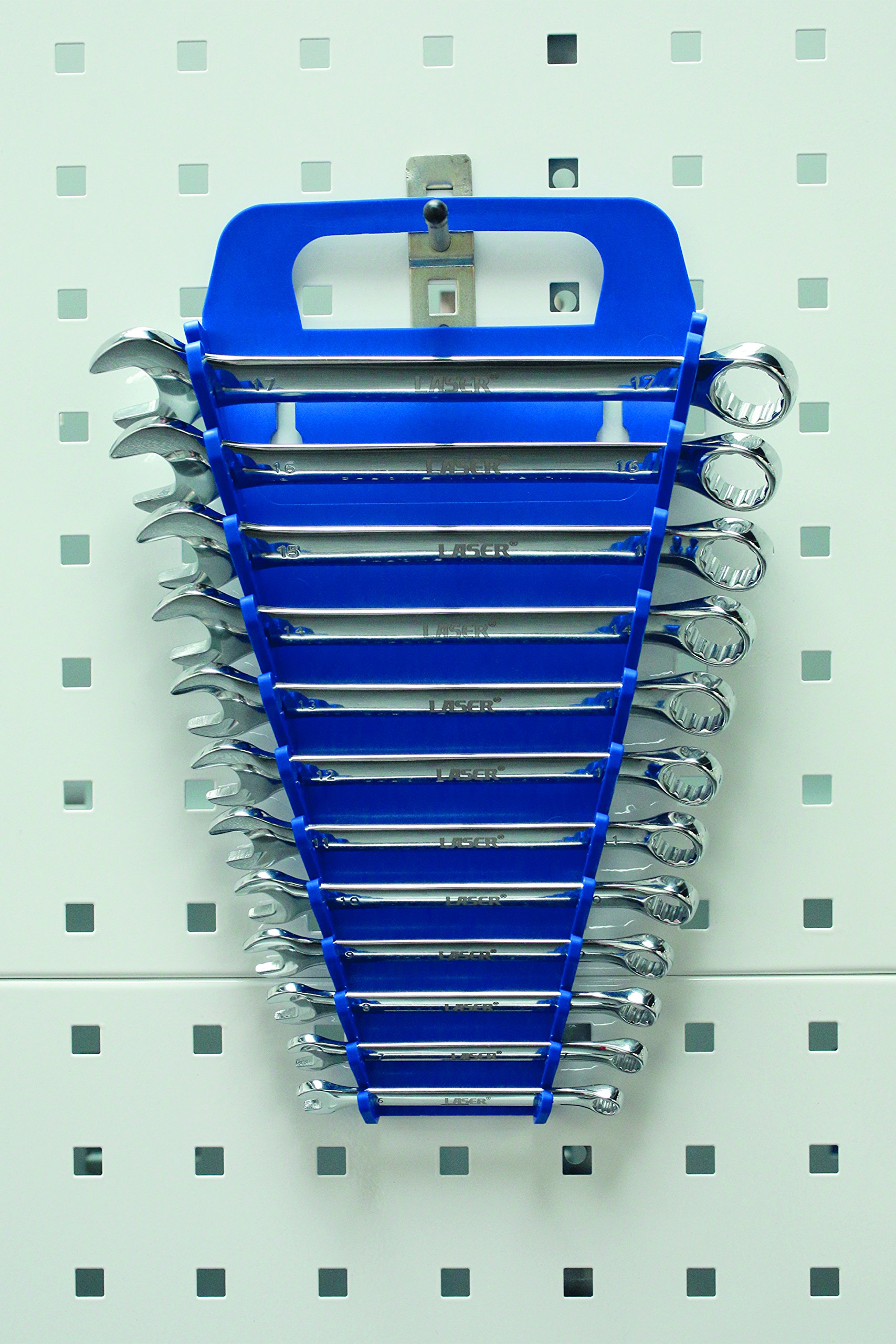Laser 6942 Spanner Rack Organiser, 12 Spanners