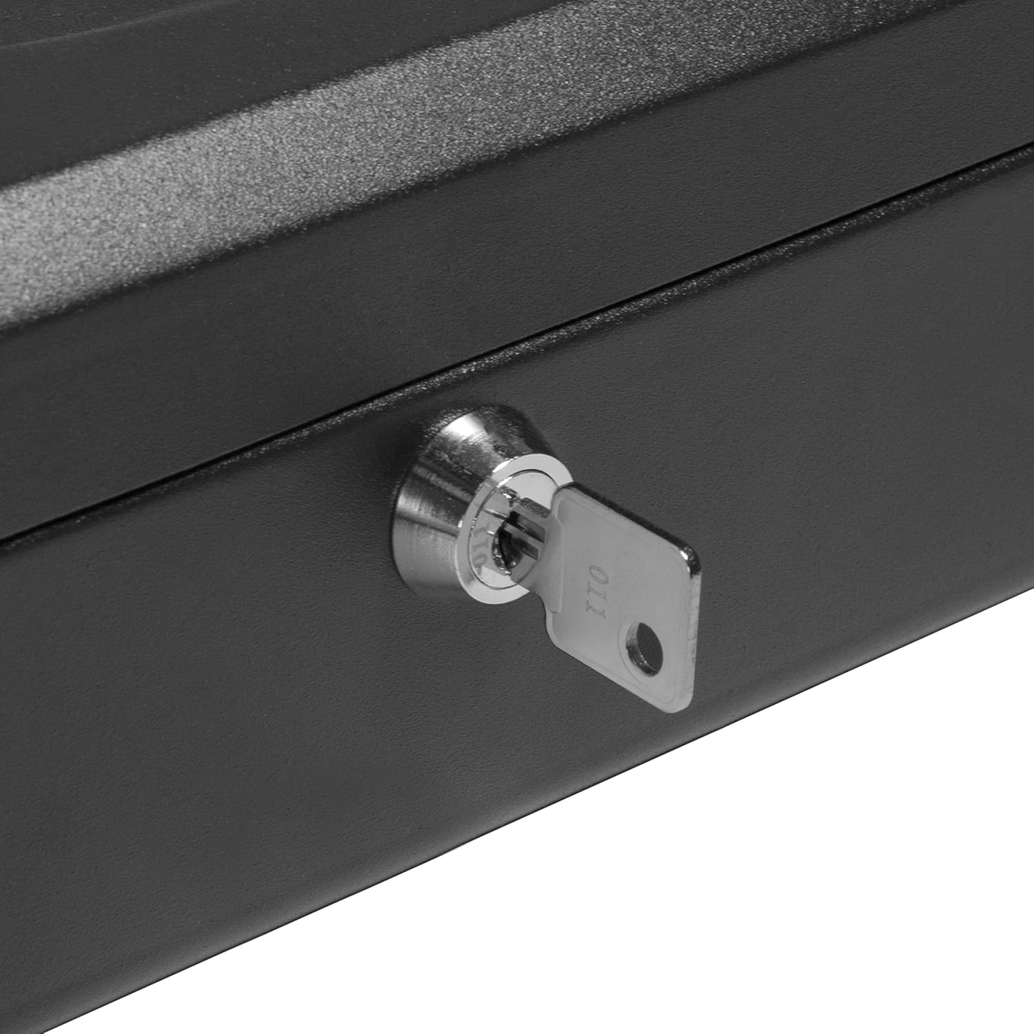 BARSKA 8-Inch Cash Box with Key Lock : Office Products