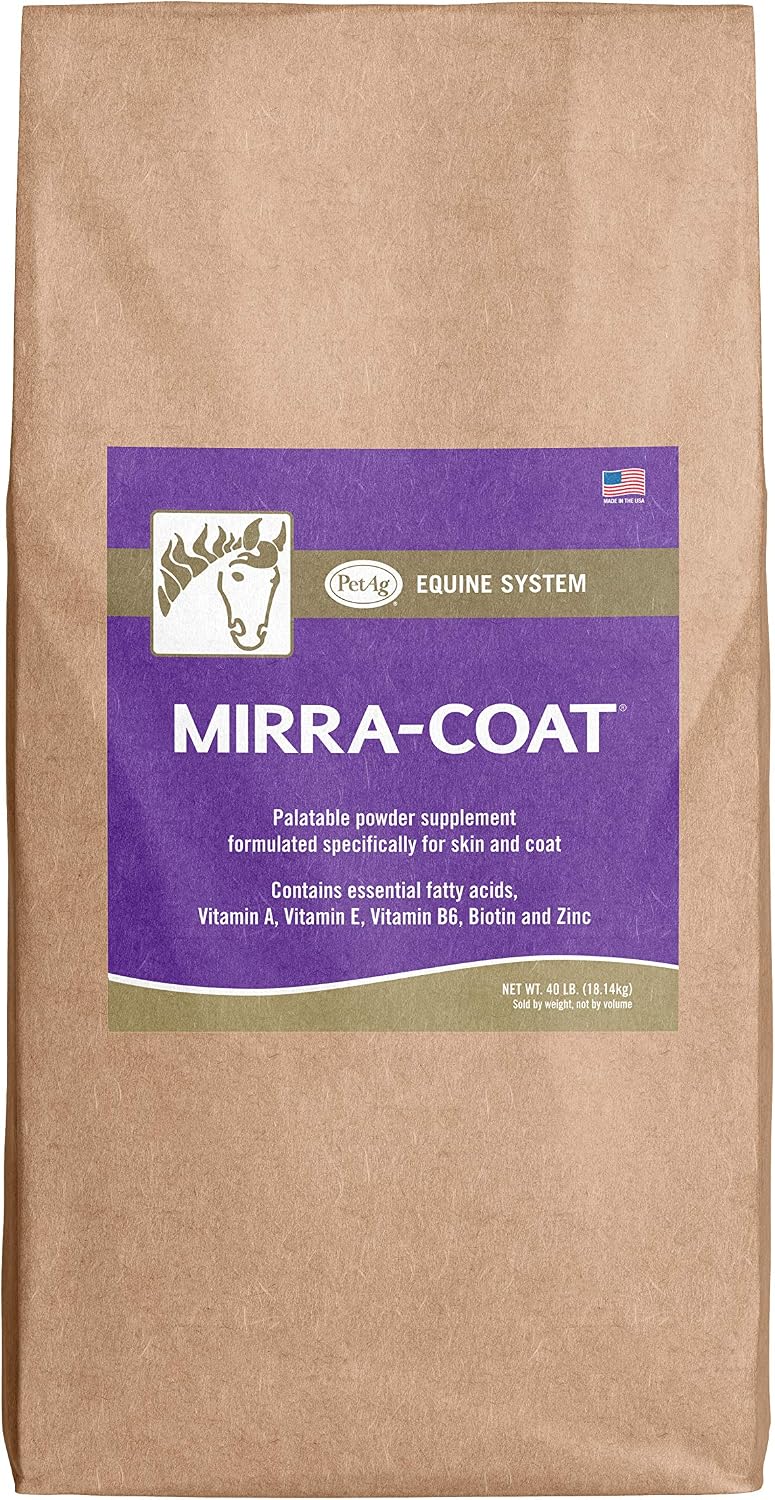 Mirra-Coat Powder Coat Supplement for Equine, 40-Pound