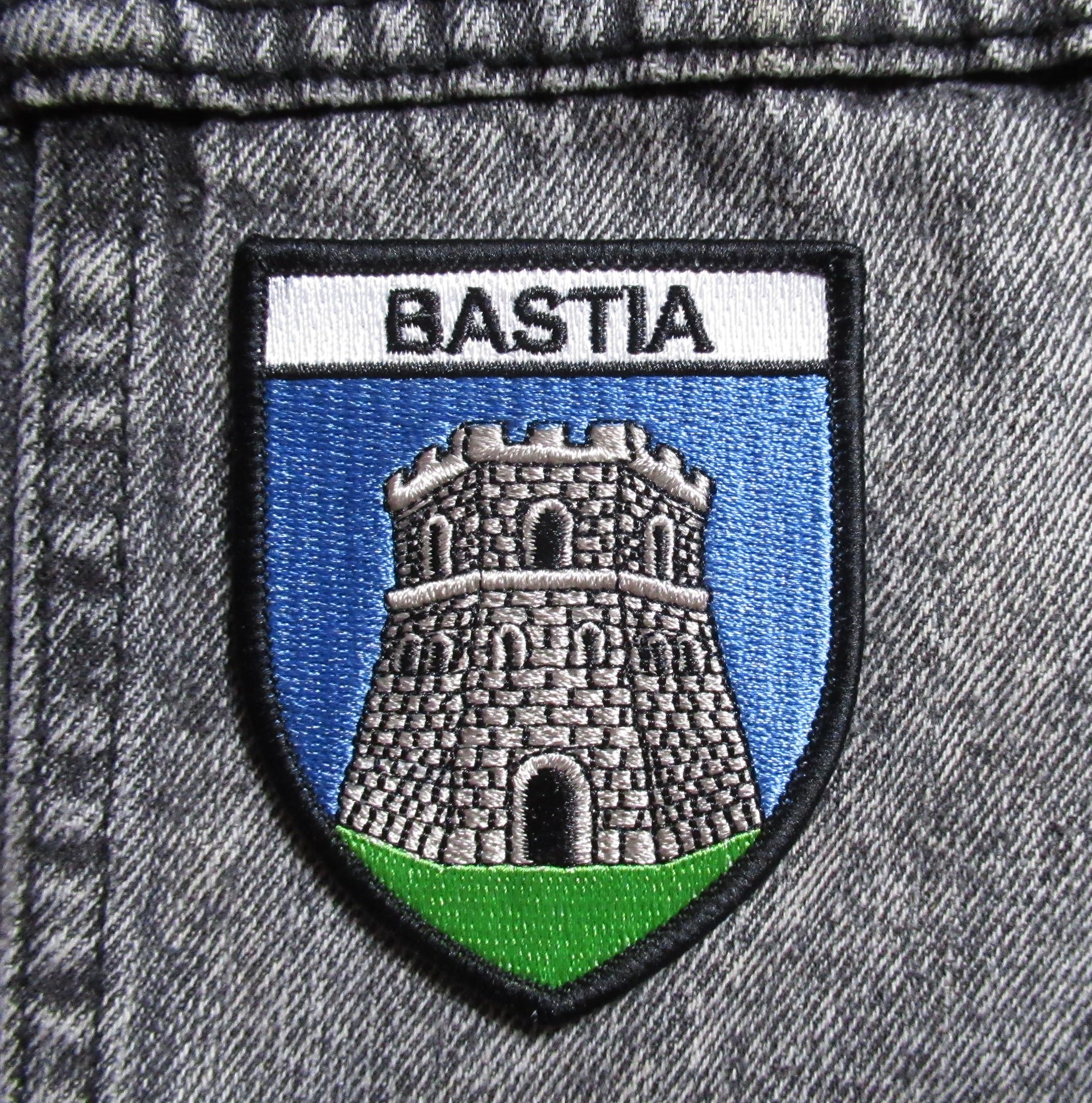 PATCH ECUSSON BRODÉ CORSE CORSICA Blason armoirie