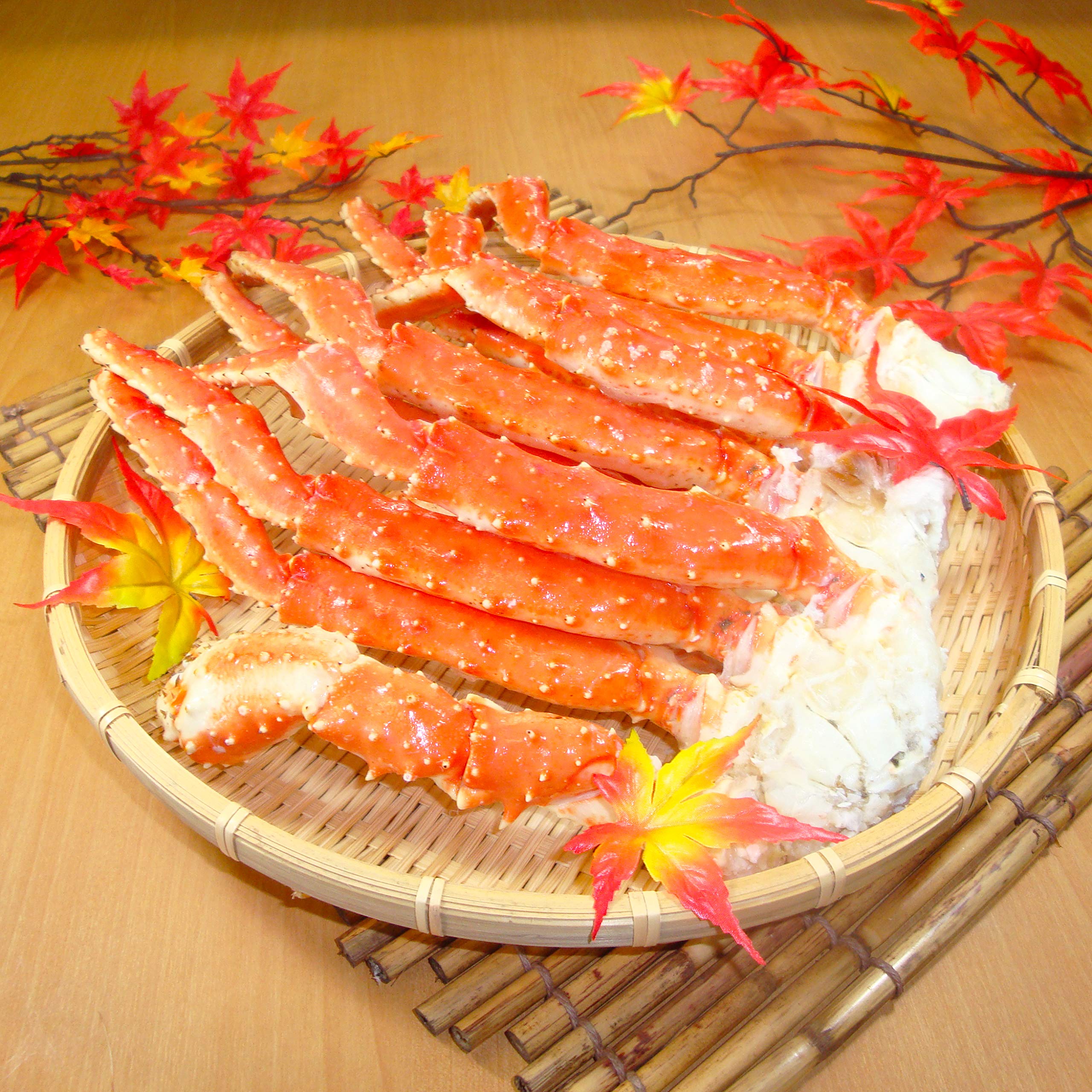 あーちゃんタラバ脚　脚1キロ✖️2特大サイズタラバカニ 特大タラバ蟹/足1.8kg（総重量2kg）
