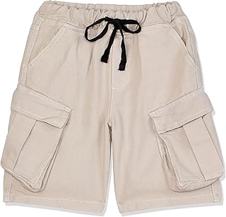 junior boys Plain Gabrdine Short with Pockets Gabrdine Short (pack of 1)