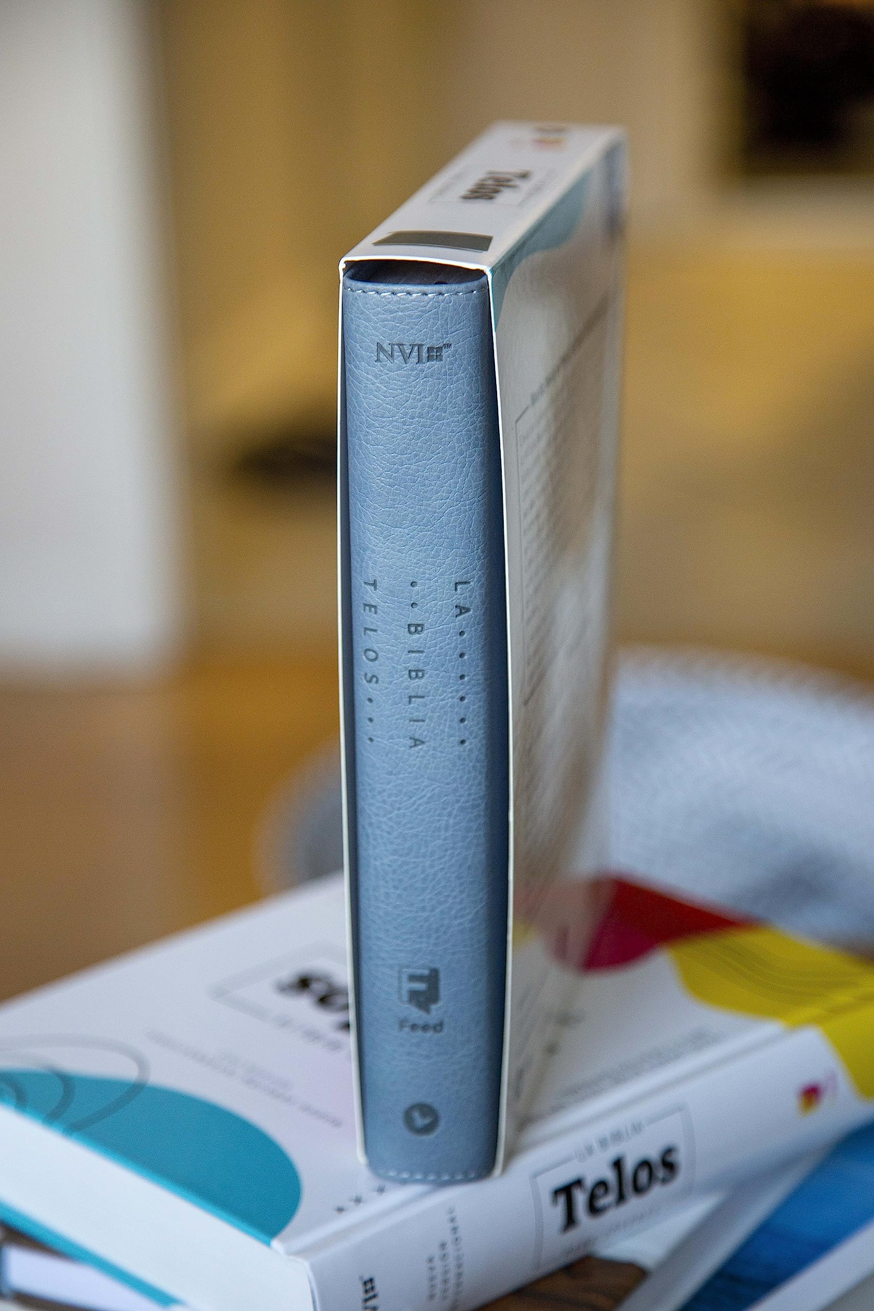 La Biblia Telos para Jóvenes: Nueva Version International, Gris, Leathersoft, Una guía para el estudiante a través de las Escrituras, Comfort Print