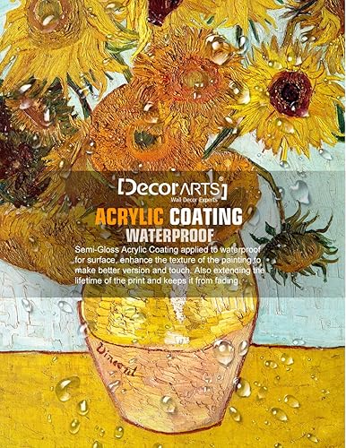 Vista 390 de DECORARTS - Almond Blossom Tree - Vincent Van Gogh Art Reproduction. Giclee Canvas Prints Wall Art for Home Decor 30x24