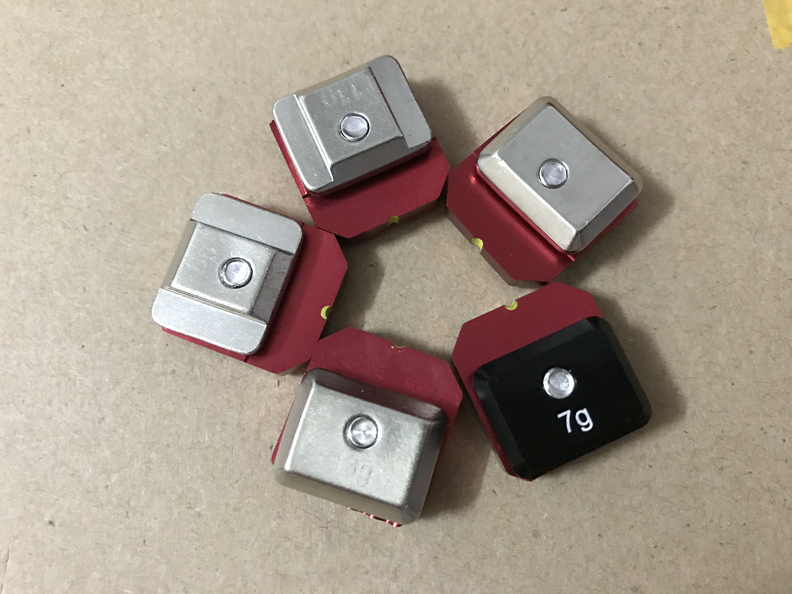 2X /5X Golf Weight Screw for 2017 Taylormade M1 Driver 460CC Red 7g 9g 13g 15g 17g 19g 22g (7g 9g 11g 13g 15g)