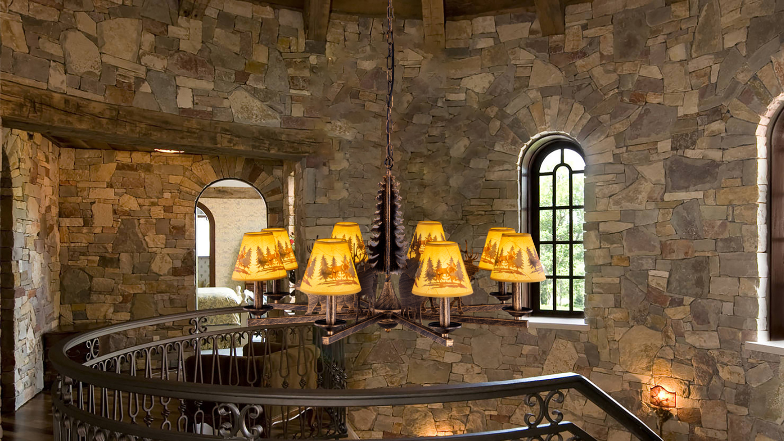 ◆TOSO◆ウッドブラインド◆W1390×H1250◆O-2505BL29◆ Cerchio 35 Inch Large Pendant | Capitol Lighting