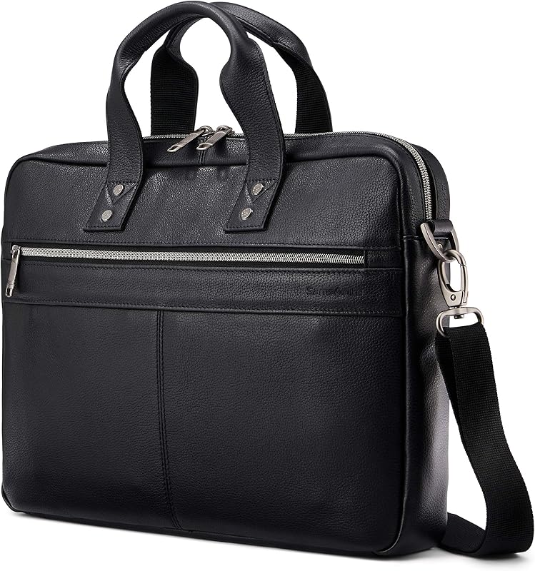 Classic Leather Slim Brief, Black, One Size