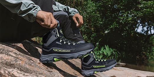 Riemot Chaussure De Randonnée Montantes Femme Et Homme, Bottes De Marche Trekking Escalade Montagne Outdoor Sport Impermeable Légères, Homme Bleu 42 EU