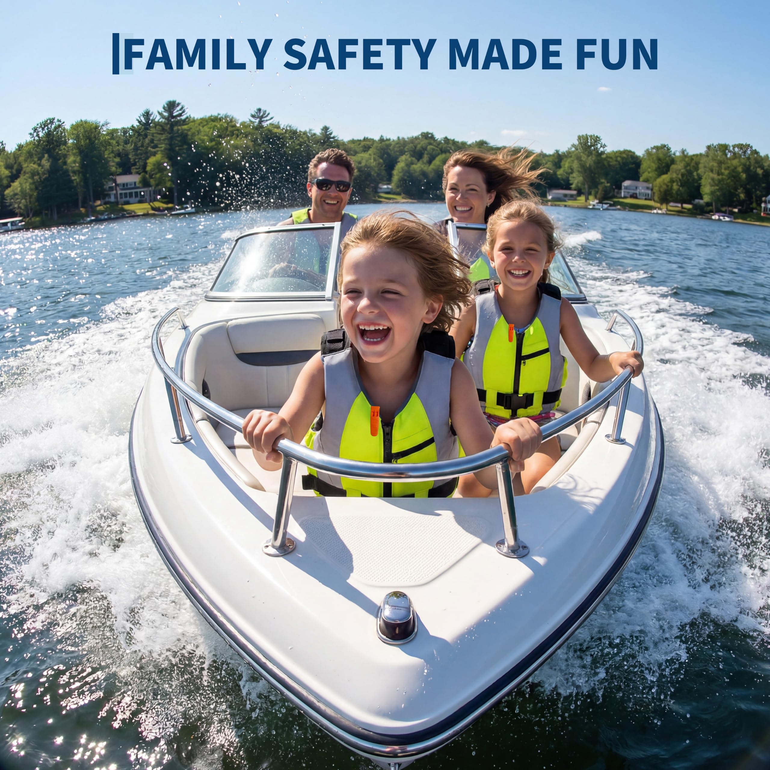 GarveeLife 50N Schwimmhilfe Für Erwachsene, ISO 12402-5 Auftriebsweste