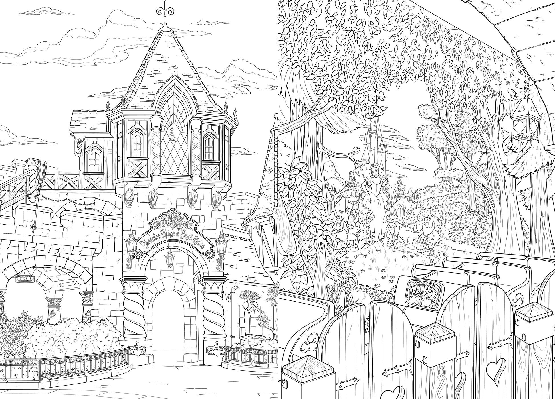 Disneyland Paris: 90 coloriages