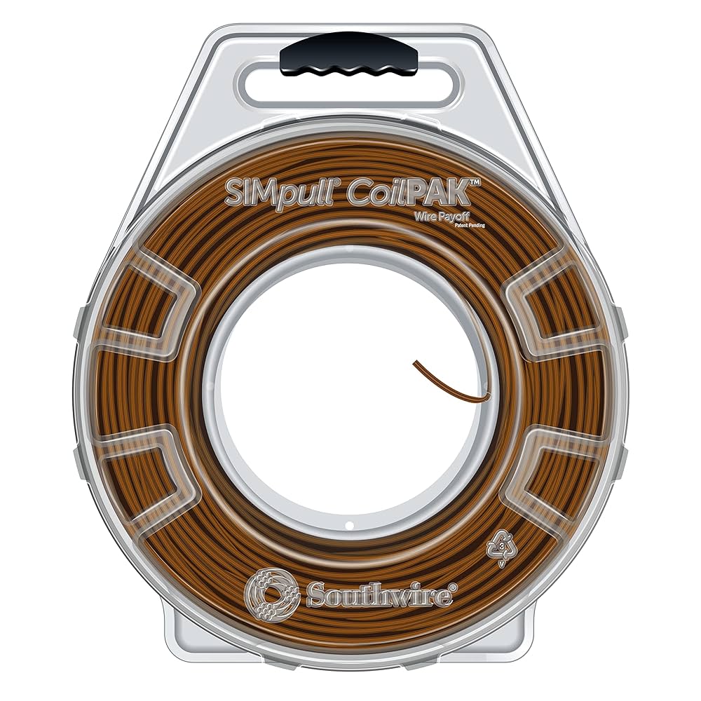 southpowcrwn ！ Southwire 350 ft. 12/3 Black/White/Green Stranded CU CoilPAK