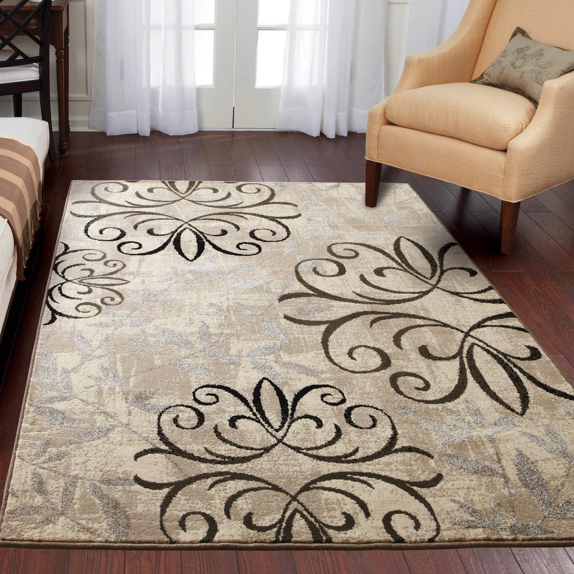Better Homes and Gardens Iron Fleur 3-Piece Area Rug Set