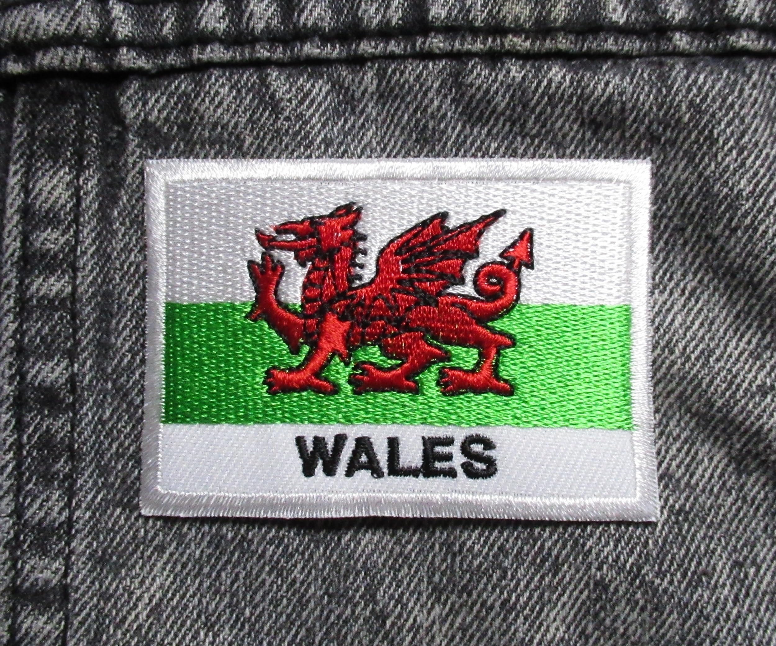 Maxpedition Écusson Drapeau Du Pays De Galles, Couleur Unie