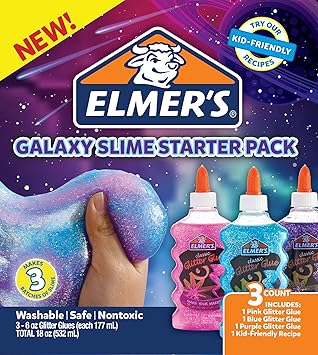 Elmer'S Galaxy Glitter Glue 3/Pkg-