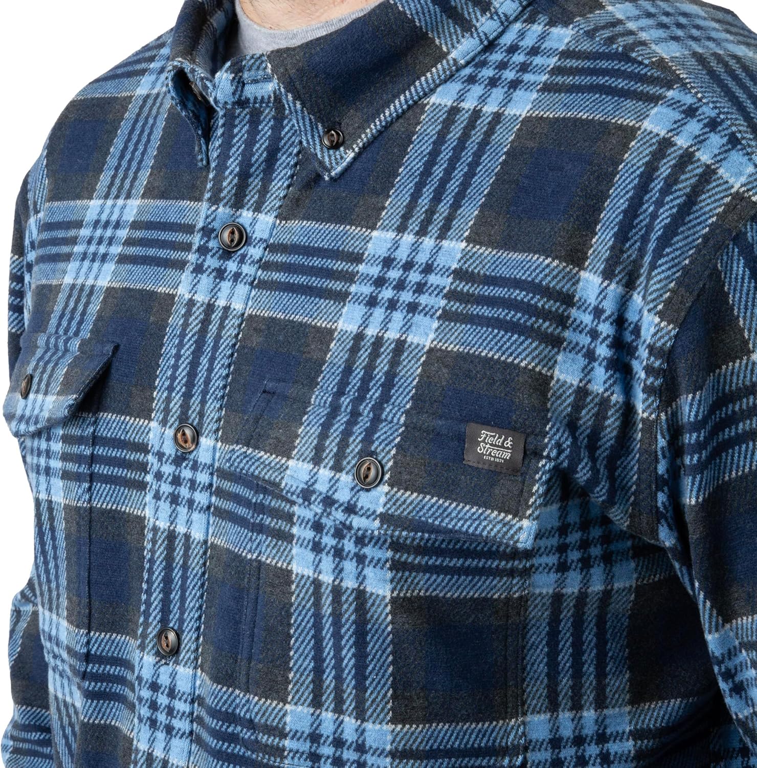 Field & Stream Mens Bushveldt Knit Shirt - Image 4
