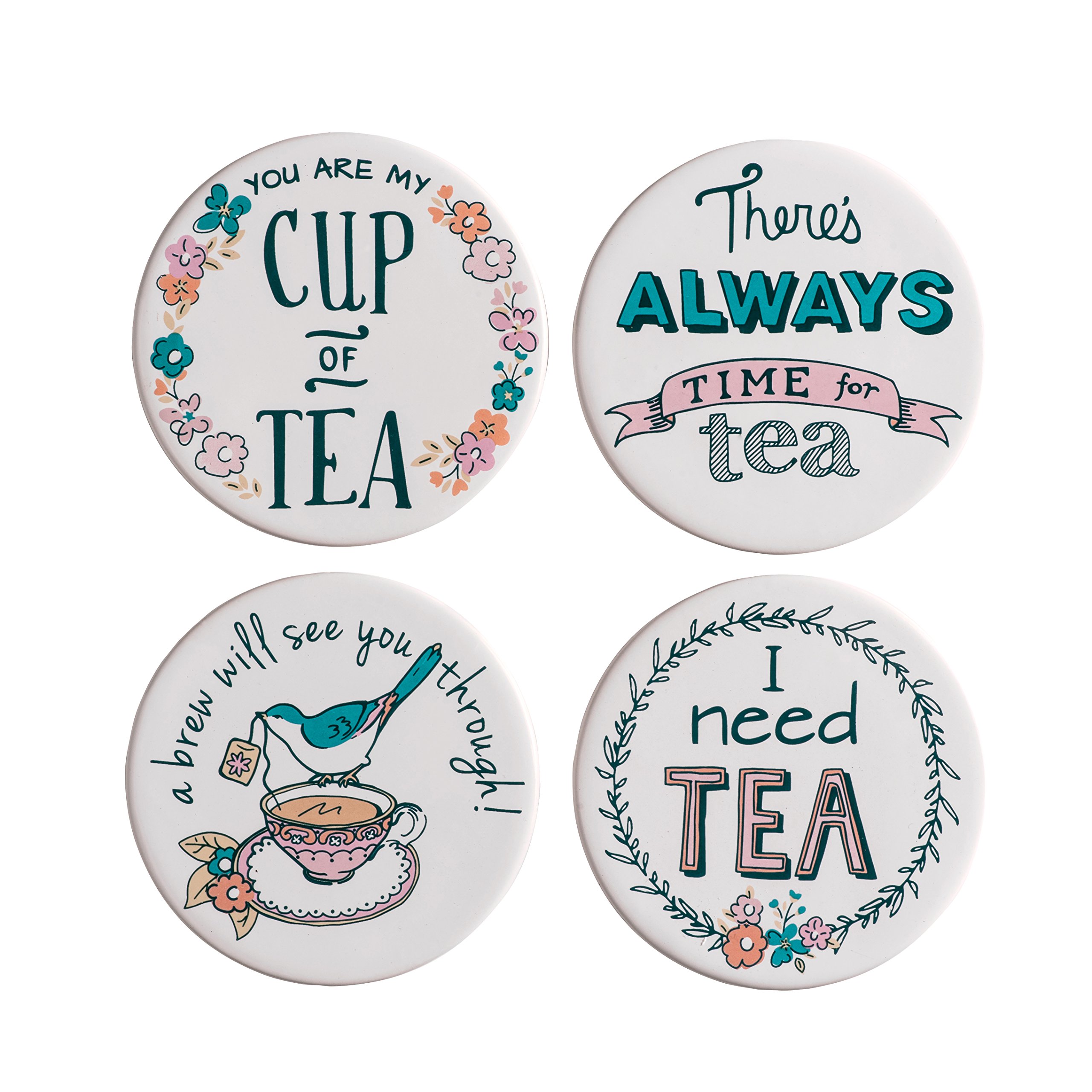 Premier Housewares Maison By Premier Pretty Things CoastersSet Of 4 from B&Q