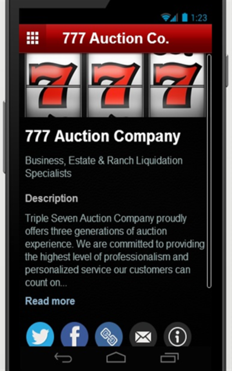 777 Auction Company - App on Amazon Appstore