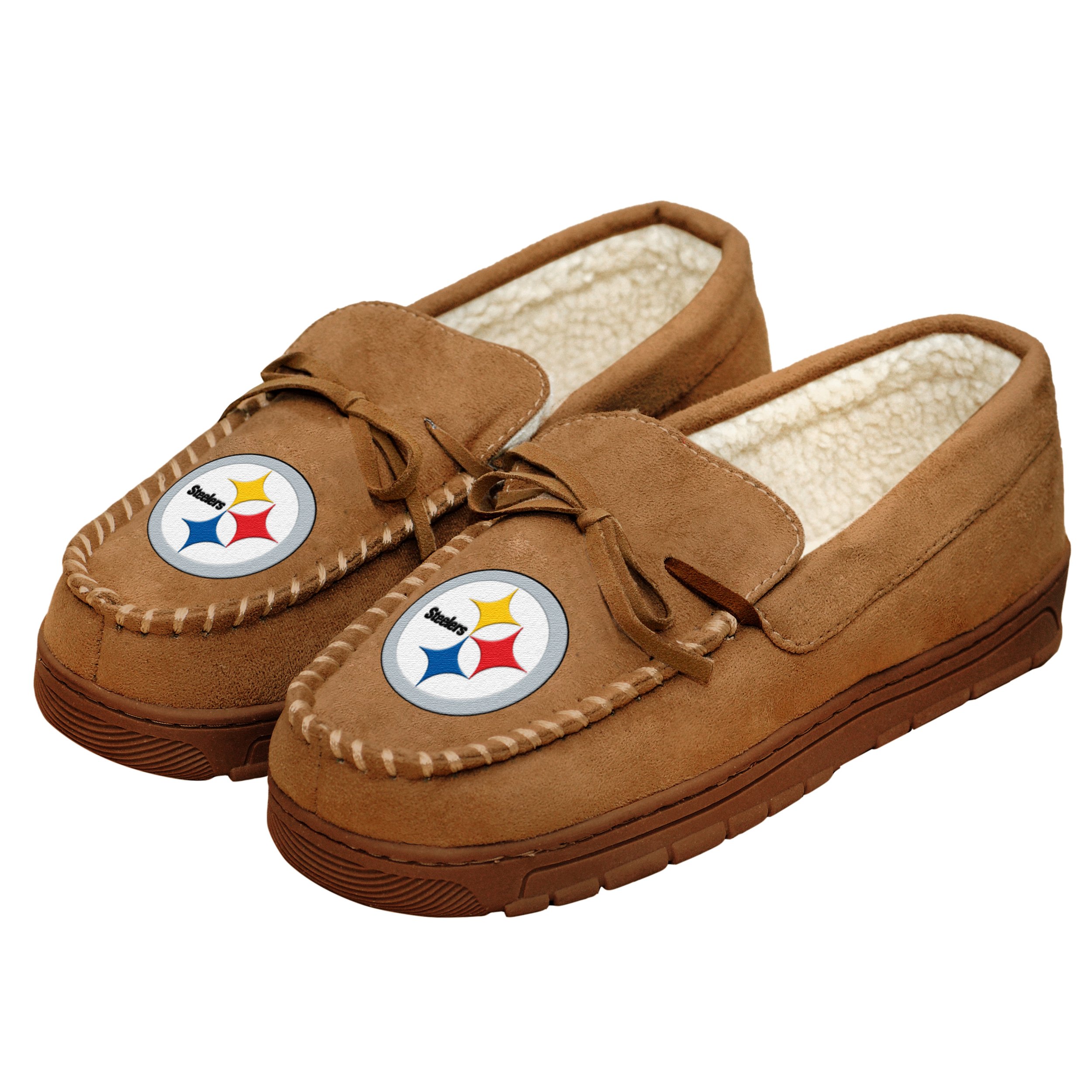 FOCO Mens Nfl Team Logo MOCCASIN SLIPPER, Team Color, 11-12 US