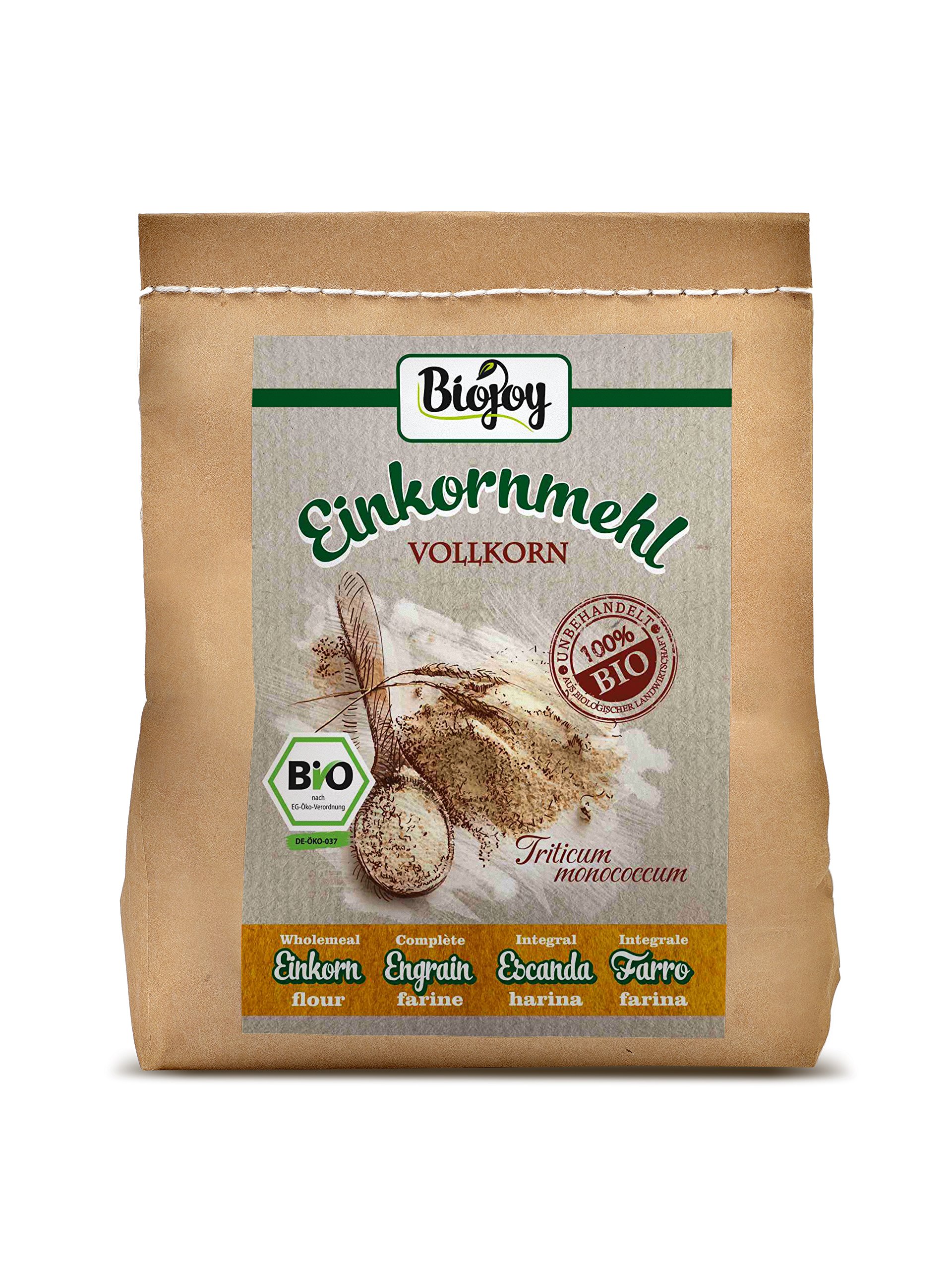 Biojoy Harina de Escanda Integral Ecológica (5 kg), Granos de Escanda molidas (Triticum monococcum) — view 10