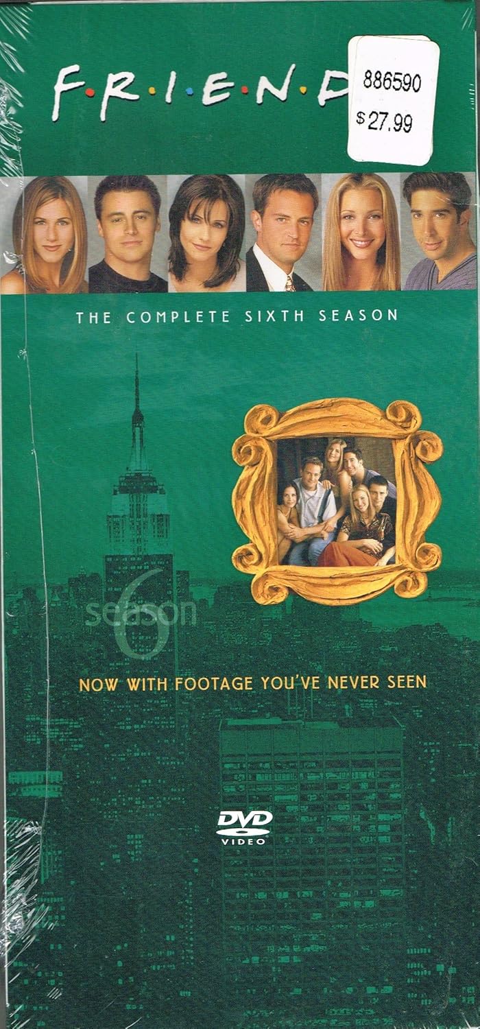 Friends Season 6 The Complete Sixth Season Now with Footage You've Never Seen