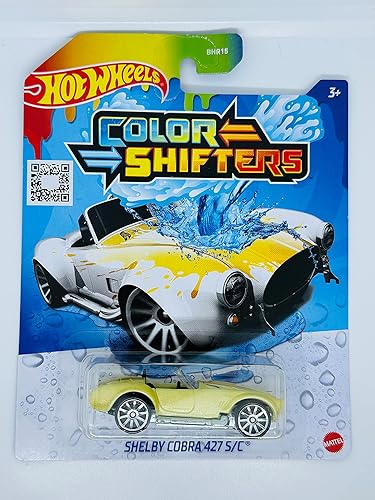 Hot Wheels 2023 Shelby Cobra 427 SC - Cambiadores de color - Mezcla 1 2023 - MintNrMint envía burbujas envueltas en una caja