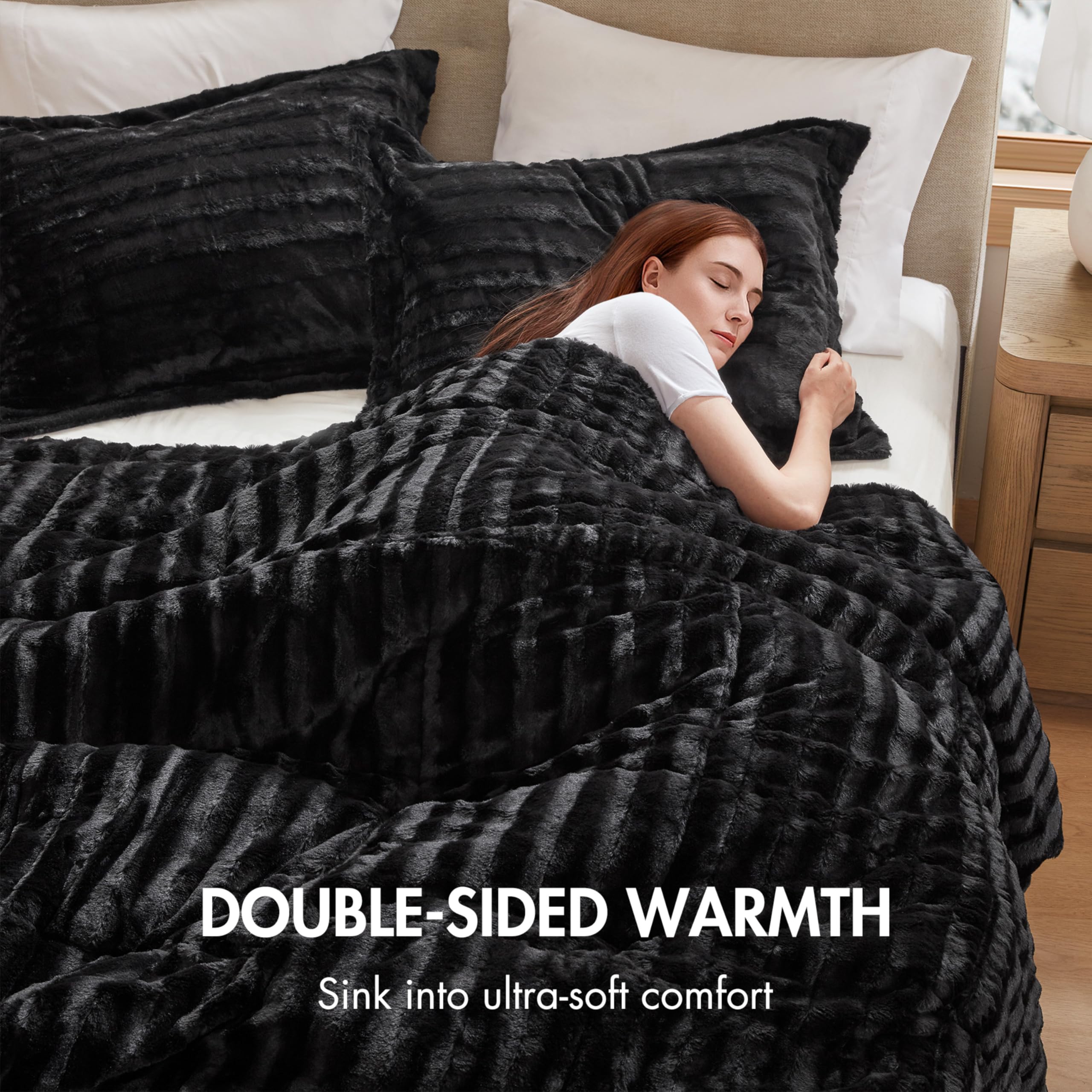 Amazon｜Madison Park Duke プラッシュリバースクイーン掛け布団セット